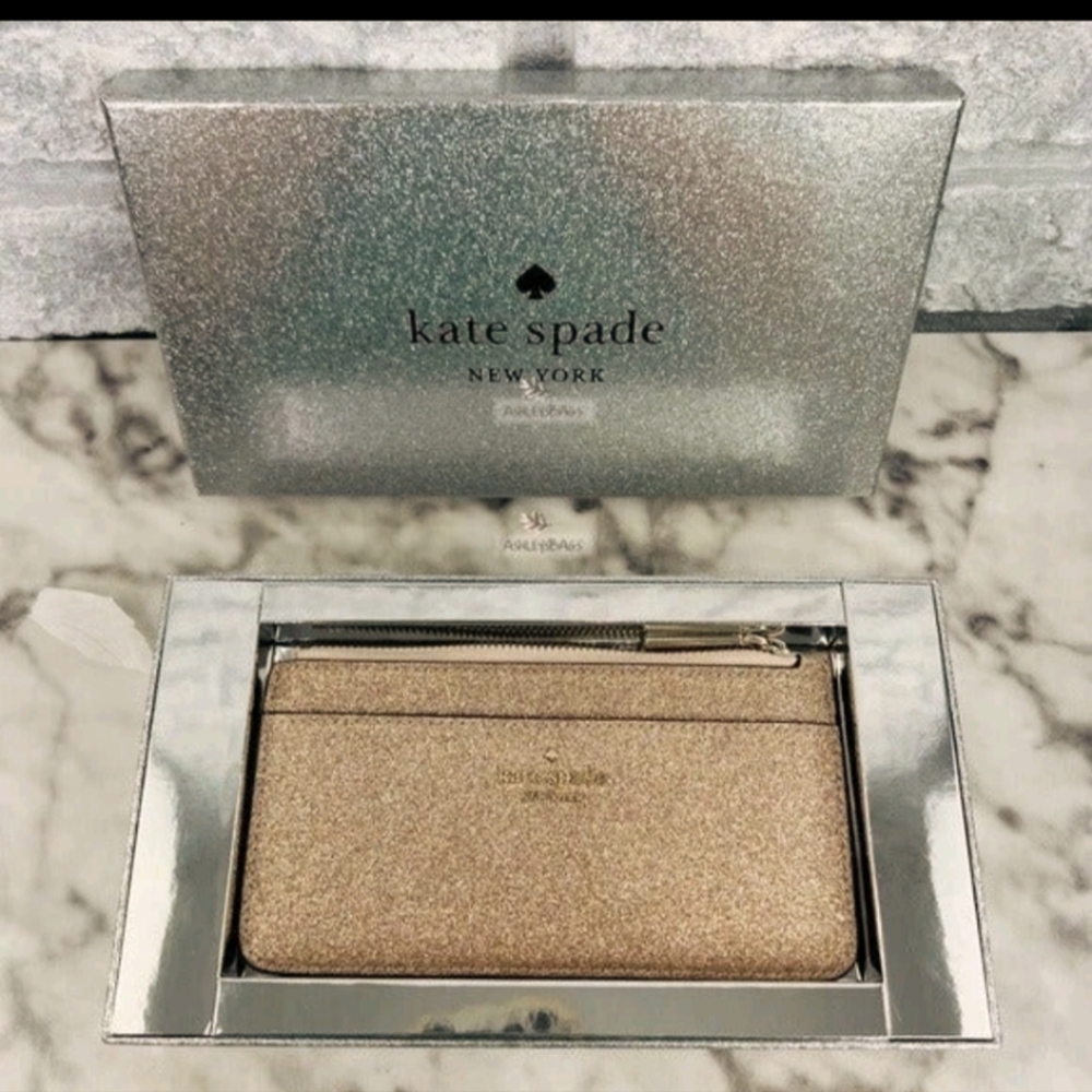 NWT - Kate Spade Gold Women's Clutch - Retired